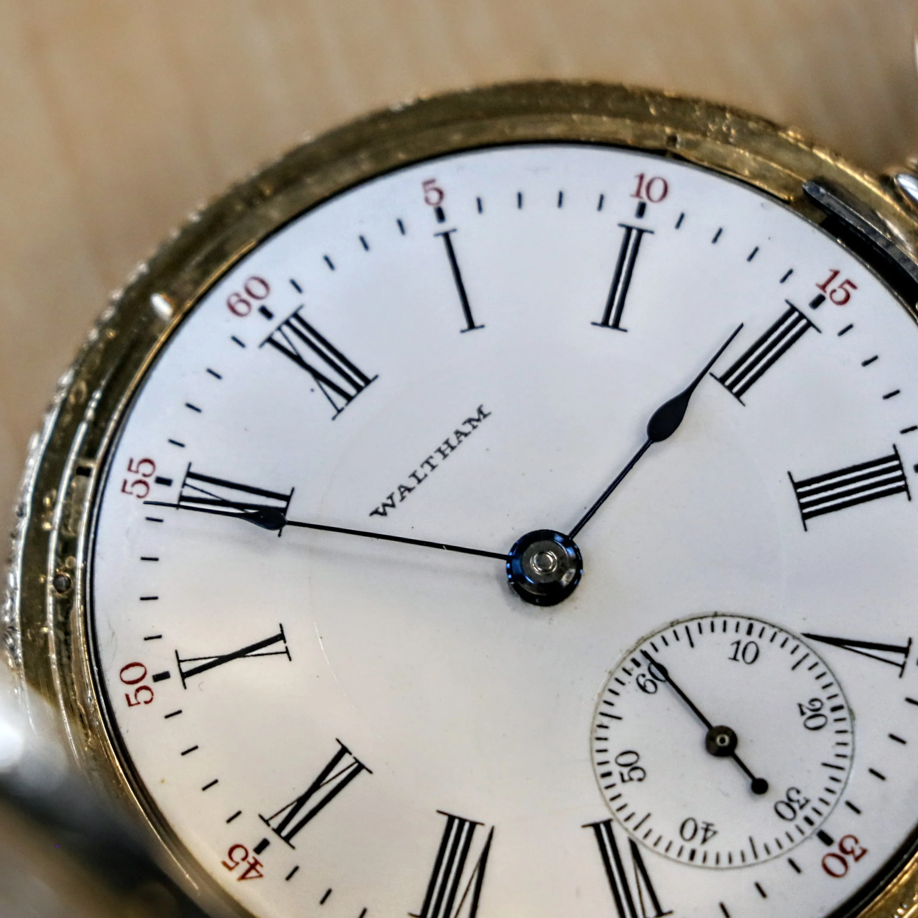 1903 WALTHAM Waltham Pocket Watch 18s 17 Jewels Grade 825 - VERY RARE Kenosha Hunter Case