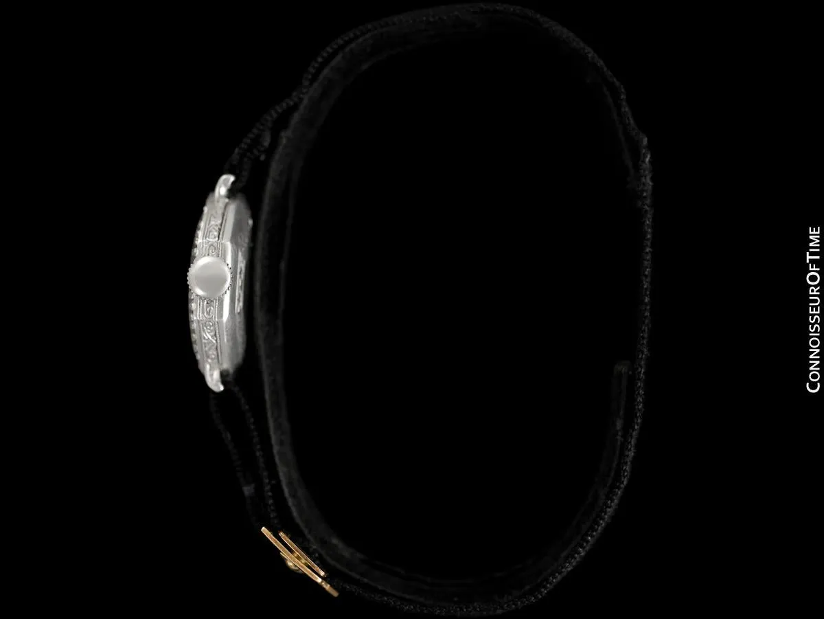 1920's Tiffany & Co. Vintage Art Deco Ladies Watch - Platinum & Diamonds