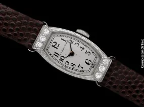1926 Tiffany & Co. Longines Ladies Vintage Watch - Platinum & Diamonds