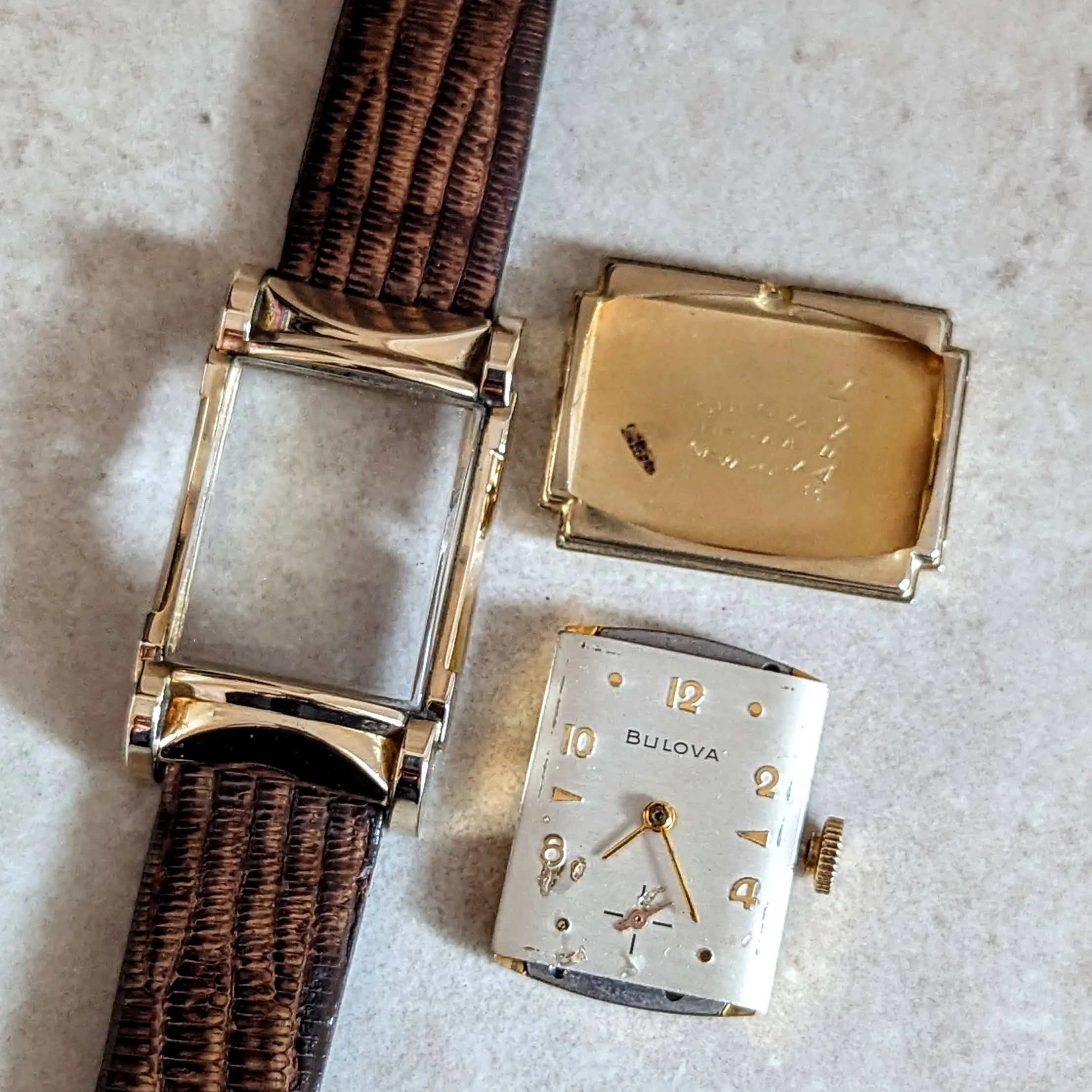 1954 BULOVA Jefferson Wristwatch 21 Jewels Cal. 7AA U.S.A. Made Watch