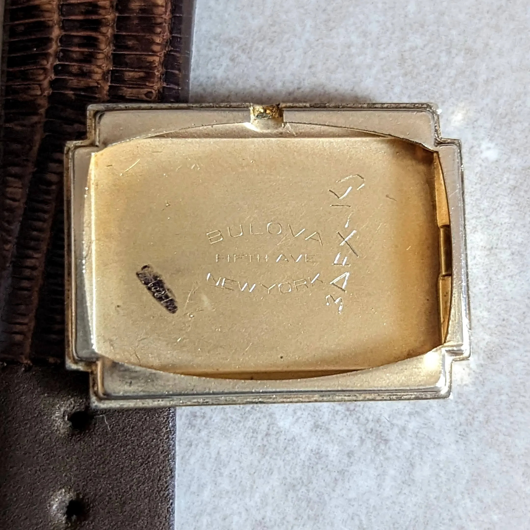 1954 BULOVA Jefferson Wristwatch 21 Jewels Cal. 7AA U.S.A. Made Watch