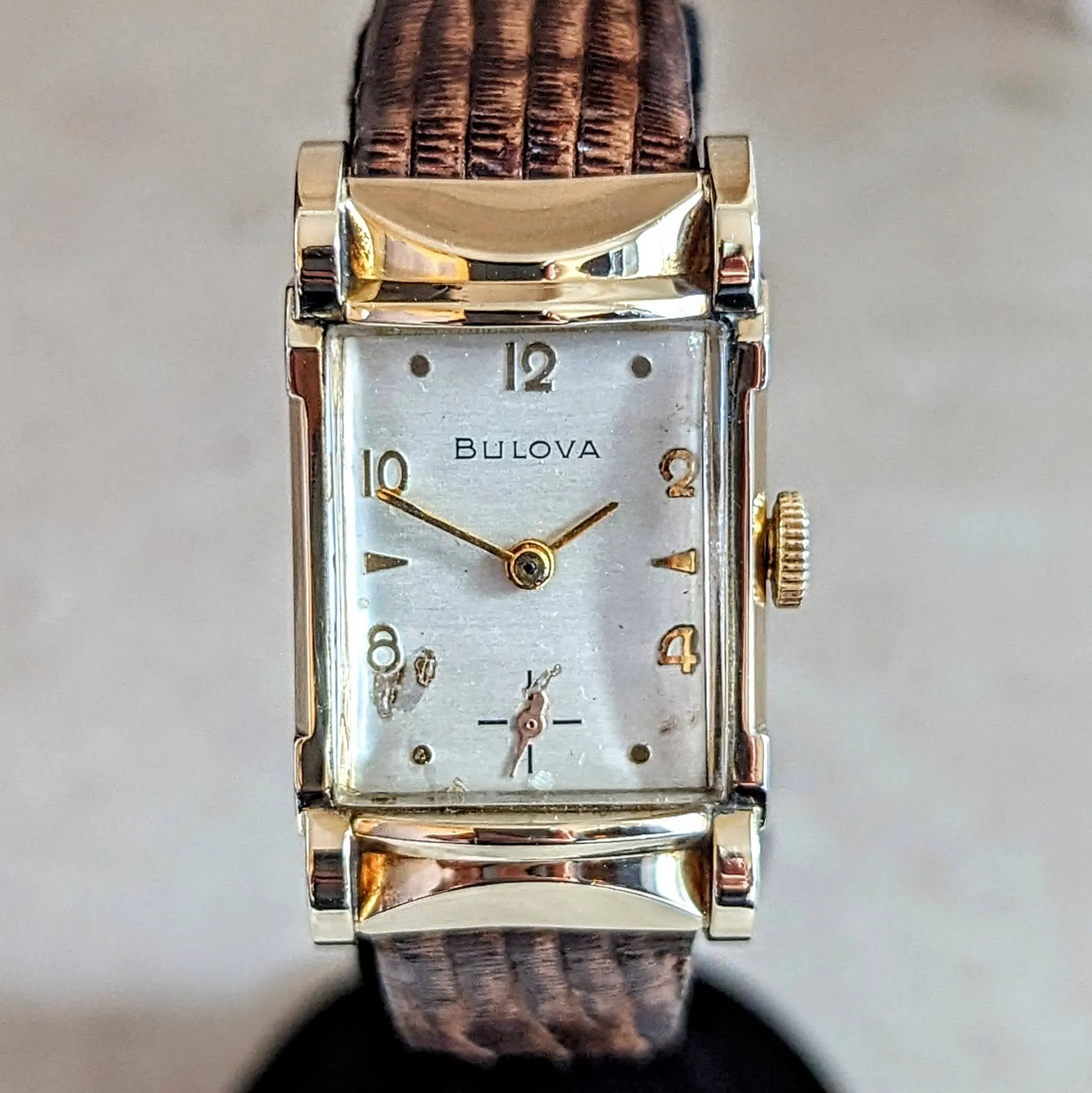 1954 BULOVA Jefferson Wristwatch 21 Jewels Cal. 7AA U.S.A. Made Watch