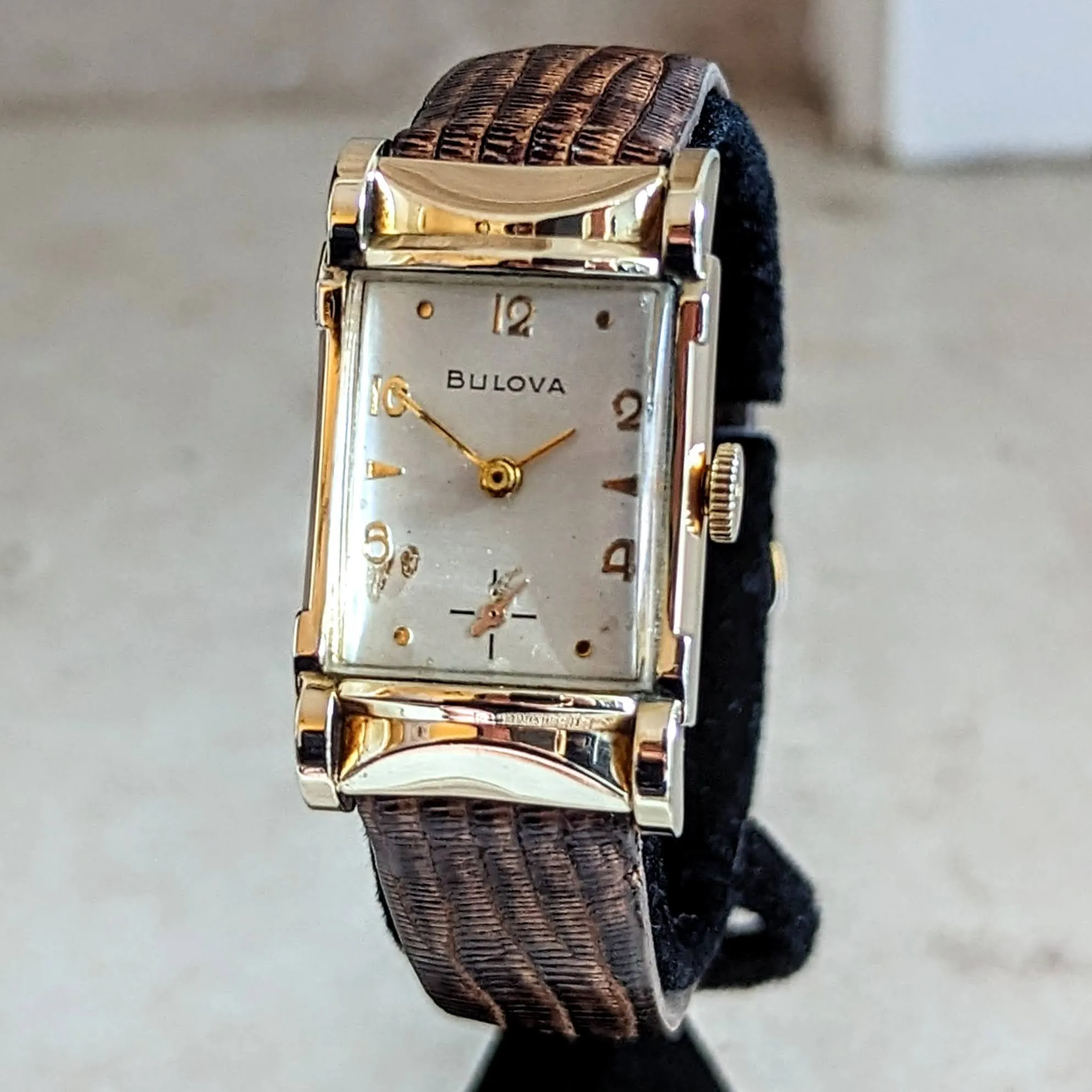 1954 BULOVA Jefferson Wristwatch 21 Jewels Cal. 7AA U.S.A. Made Watch