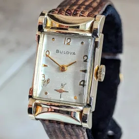 1954 BULOVA Jefferson Wristwatch 21 Jewels Cal. 7AA U.S.A. Made Watch 1954 BULOVA Jefferson Wristwatch 21 Jewels Cal. 7AA U.S.A. Made Watch