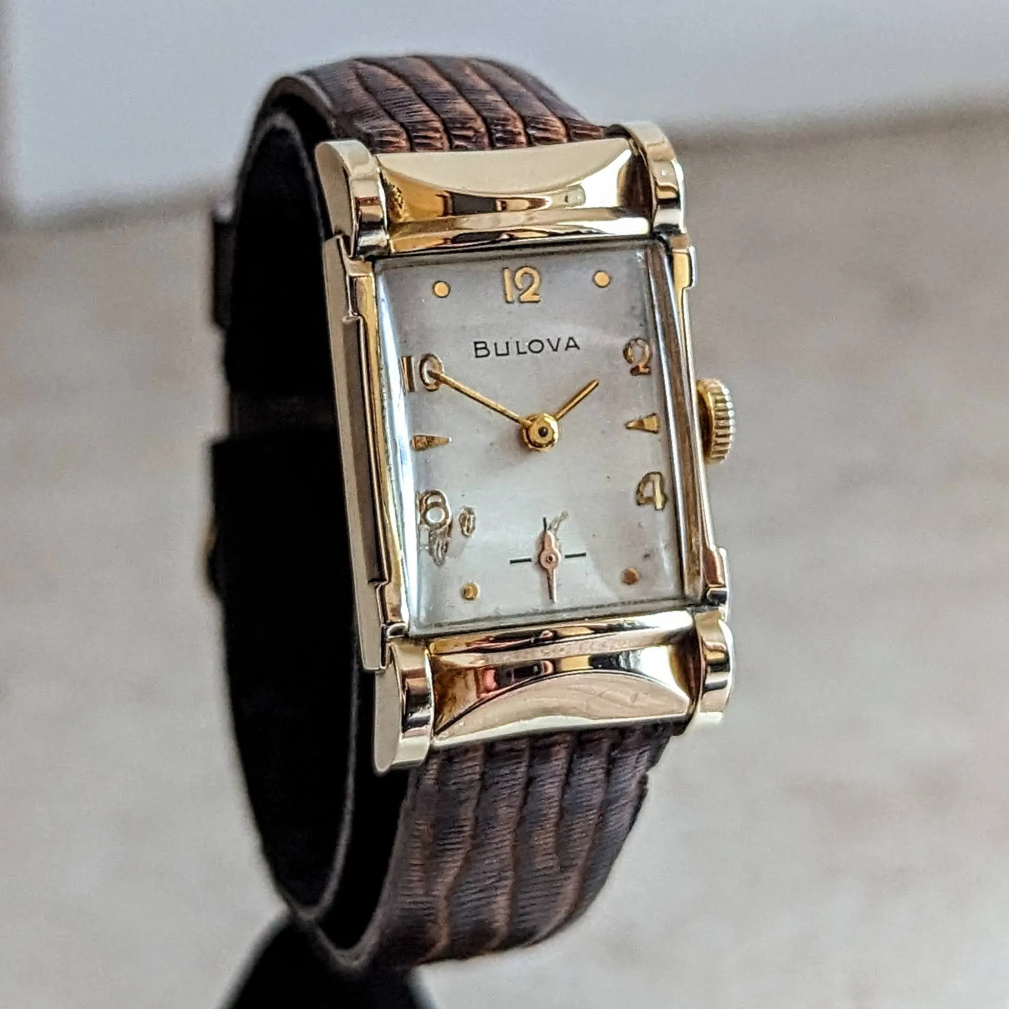 1954 BULOVA Jefferson Wristwatch 21 Jewels Cal. 7AA U.S.A. Made Watch