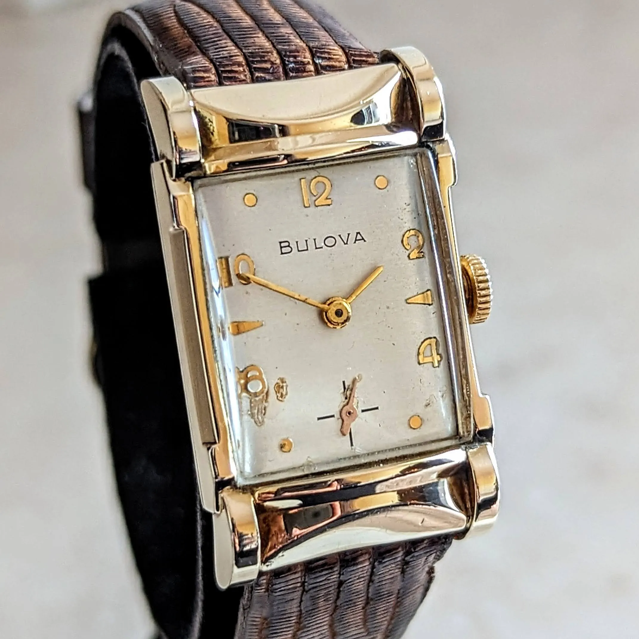 1954 BULOVA Jefferson Wristwatch 21 Jewels Cal. 7AA U.S.A. Made Watch