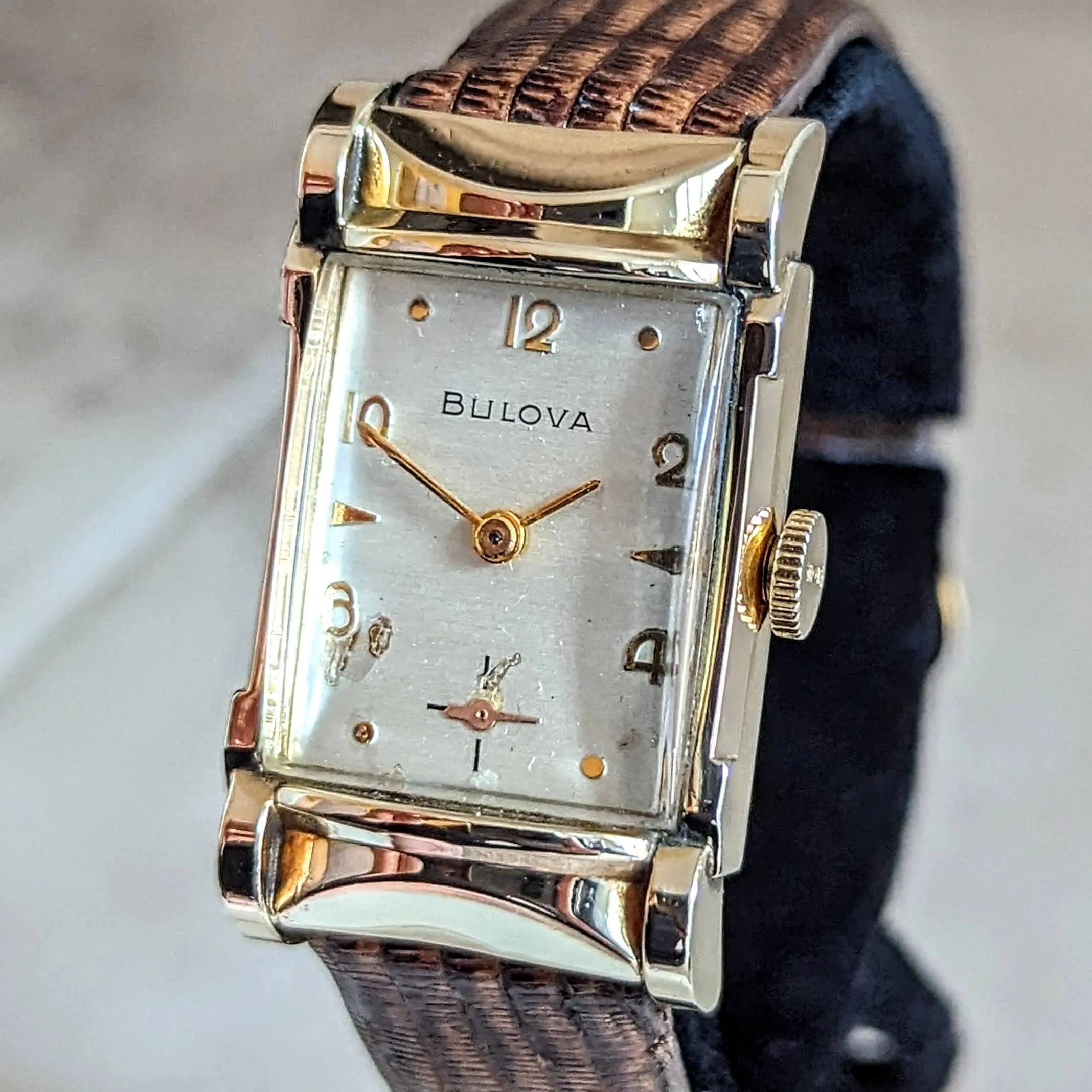 1954 BULOVA Jefferson Wristwatch 21 Jewels Cal. 7AA U.S.A. Made Watch