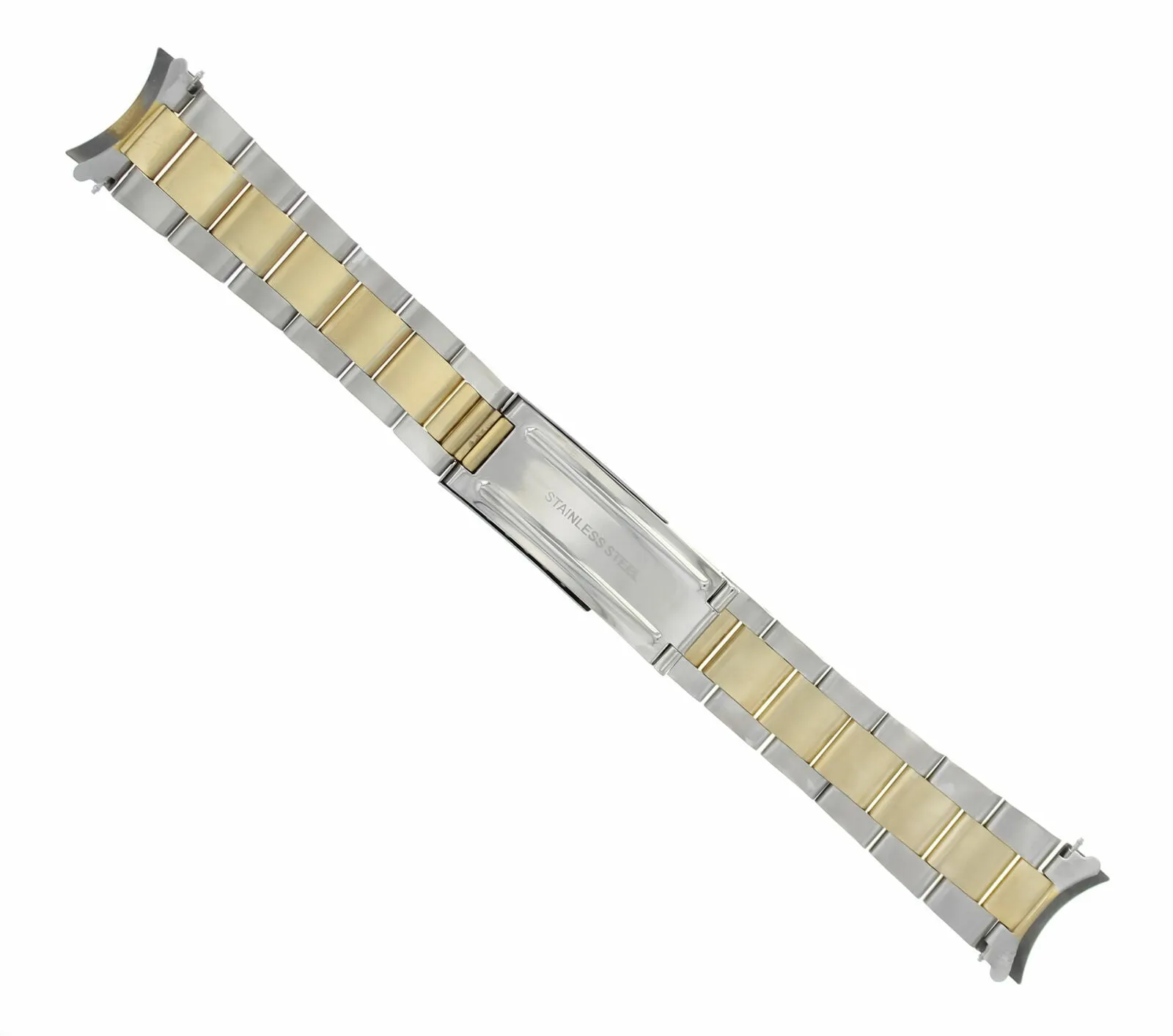 19MM OYSTER WATCH BAND FOR 34MM ROLEX DATE PERPETUAL 15000 15010 15505 TWO TONE