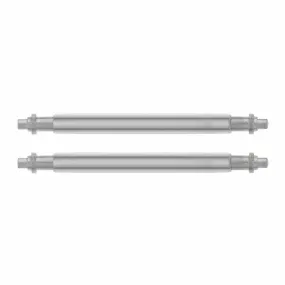 2 SPRING BAR FOR WATCH STRAP BAND TAG HEUER CARRERA MONACO CALIBRE 22MM S/STEEL