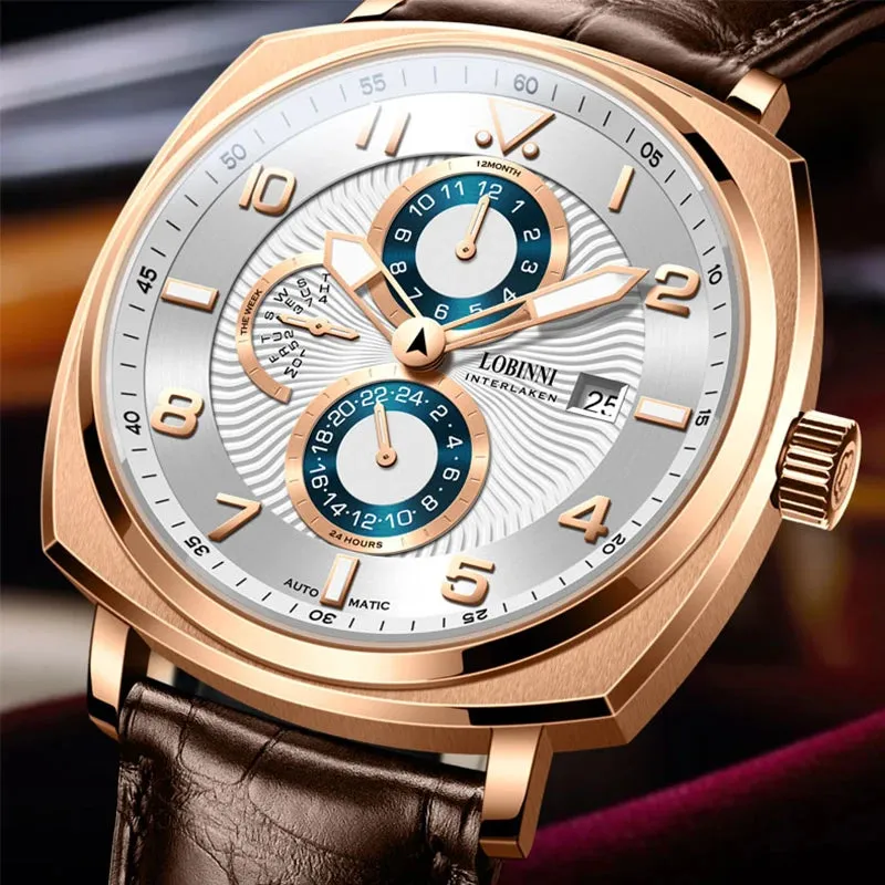 2021 New Luxury Brand Sapphire Crystal Men Automatic Mechanical Watches Luminous Date Window Waterproof 50M Wristwatch
