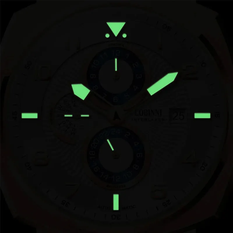 2021 New Luxury Brand Sapphire Crystal Men Automatic Mechanical Watches Luminous Date Window Waterproof 50M Wristwatch