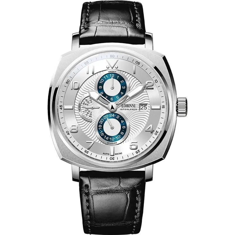 2021 New Luxury Brand Sapphire Crystal Men Automatic Mechanical Watches Luminous Date Window Waterproof 50M Wristwatch