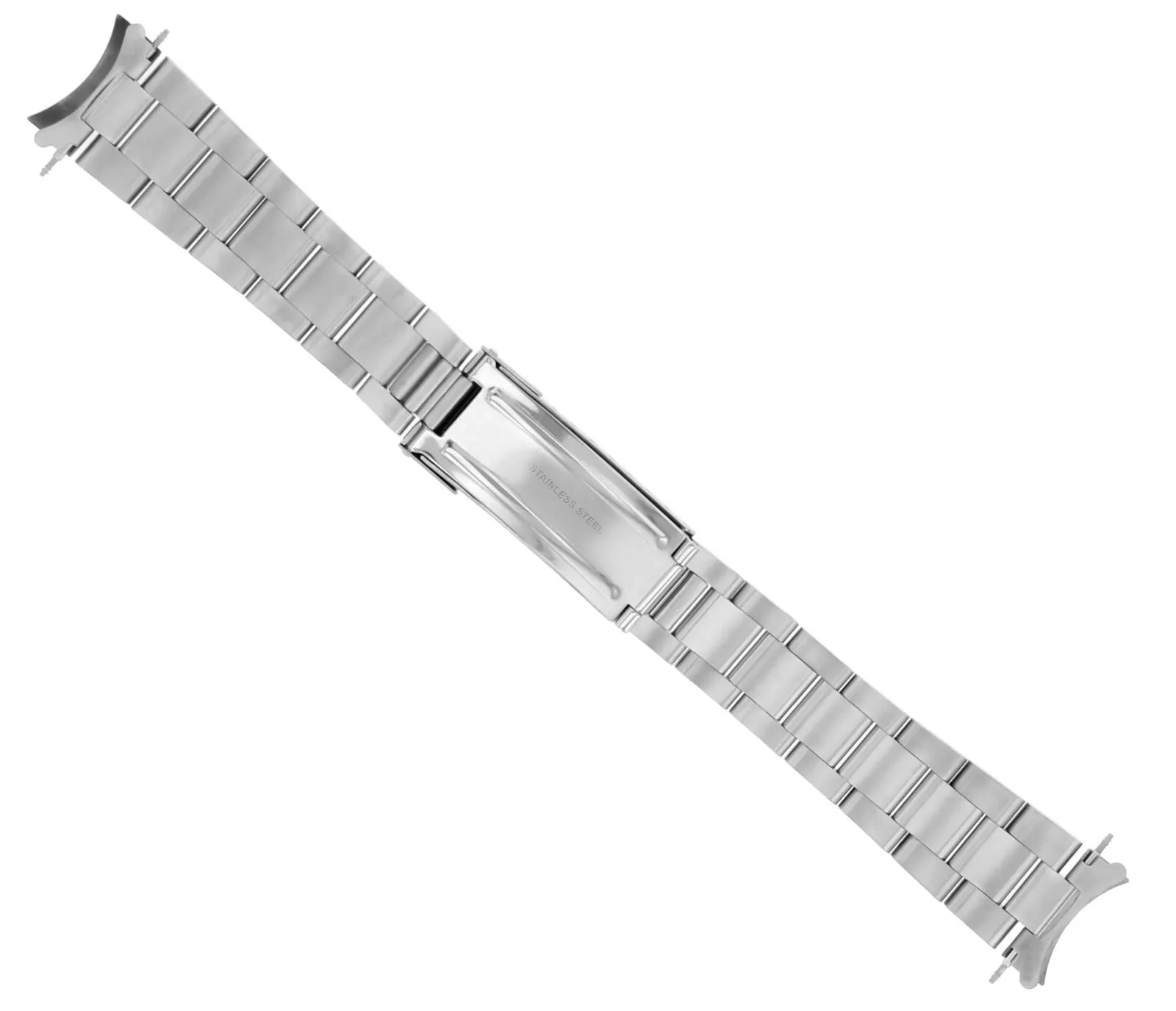 20MM OYSTER BRACELET WATCH BAND S/STEEL FOR ROLEX SUBMARINER 114060 FLIP LOCK