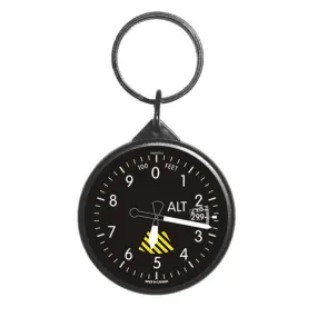2" Classic Altimeter Round Keychain