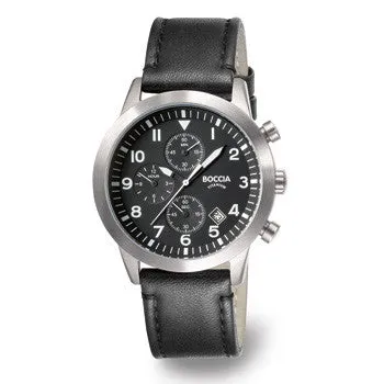 3772-01 Mens Boccia Titanium Chronograph Watch