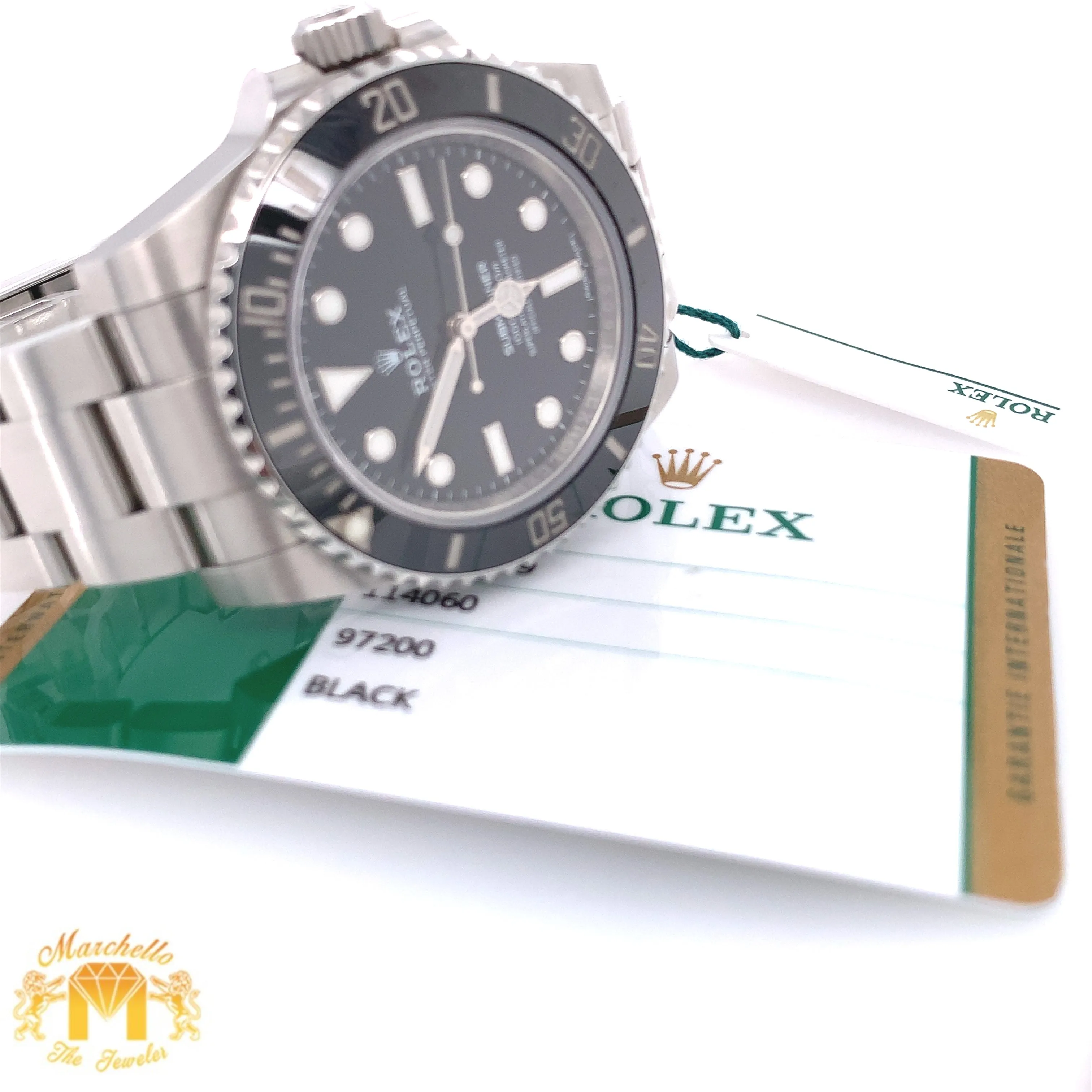 40mm Rolex Submariner Watch with Oyster Bracelet (2018, papers)
