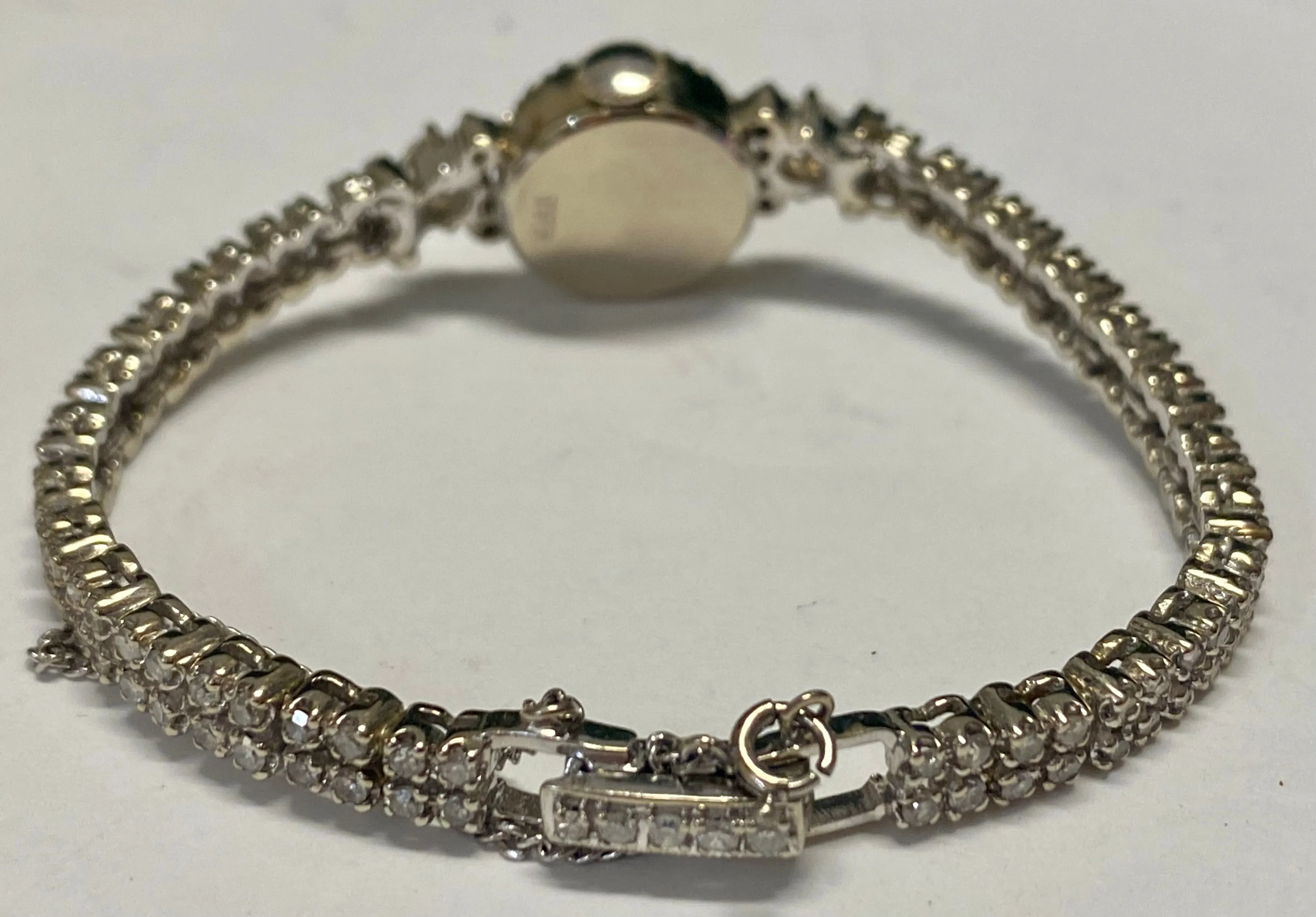 ADRIA Vintage 1930's Ladies Mechanical 14K White Gold Wristwatch- $25K APR w/COA