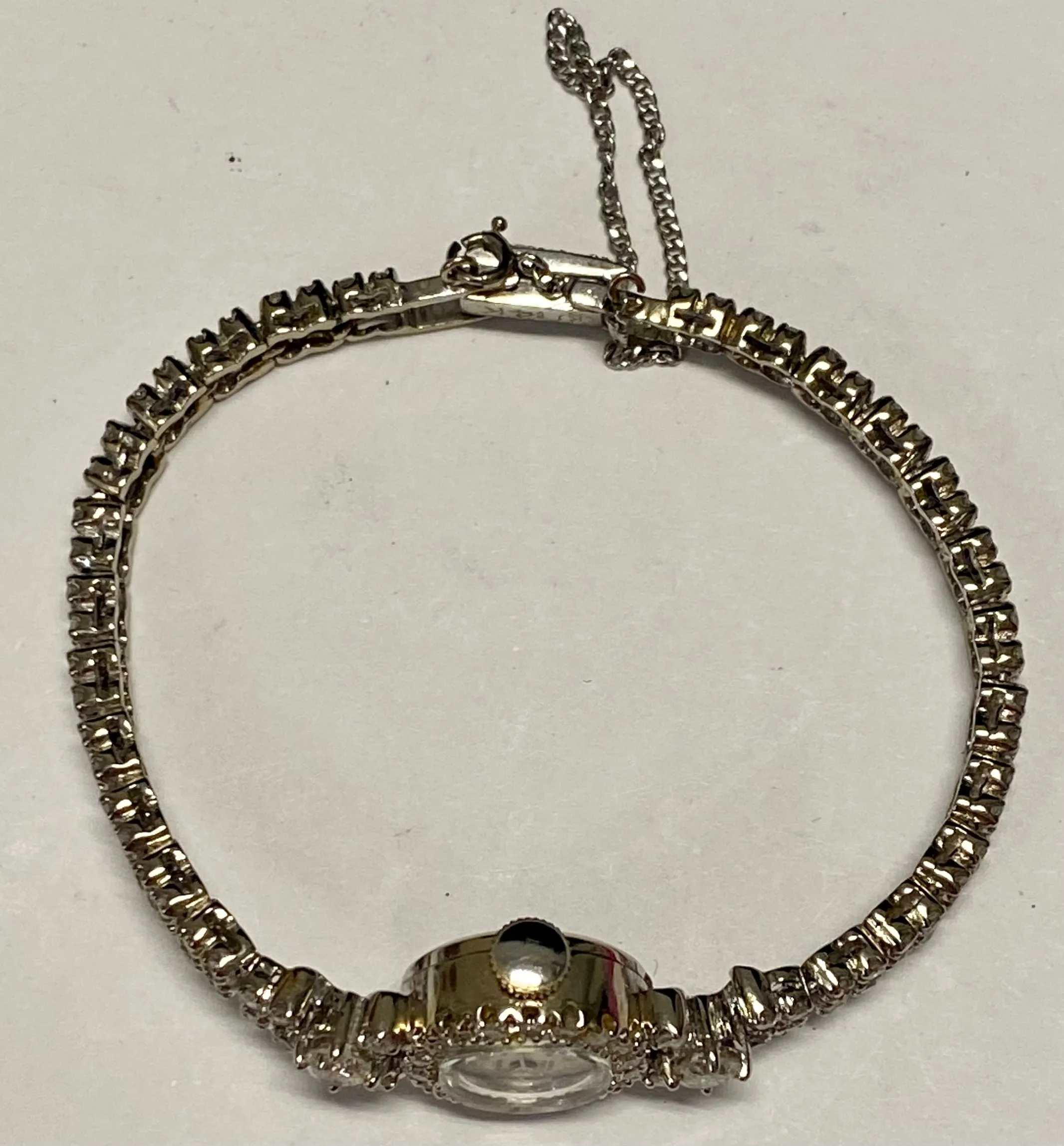 ADRIA Vintage 1930's Ladies Mechanical 14K White Gold Wristwatch- $25K APR w/COA