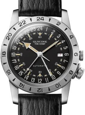 Airman “The Chief” GMT Black - Leather Ref. GL0465