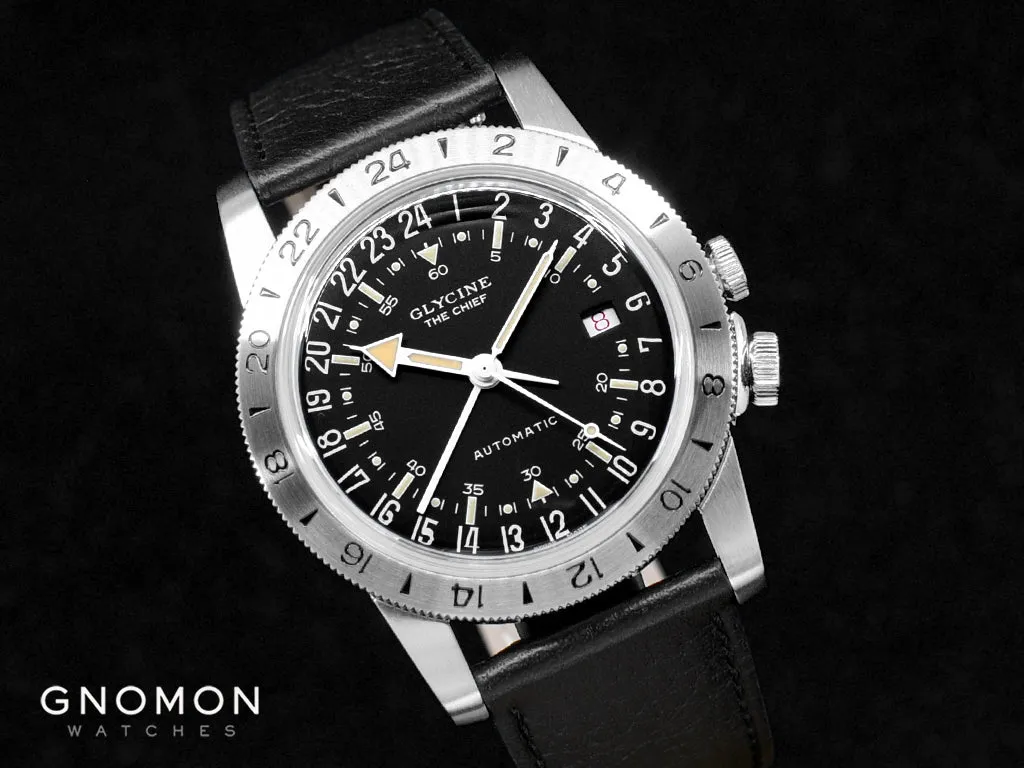 Airman “The Chief” GMT Black - Leather Ref. GL0465