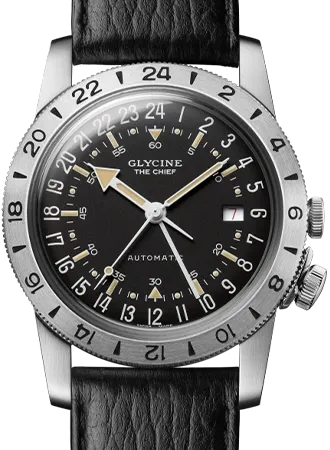 Airman “The Chief” GMT Black - Leather Ref. GL0465