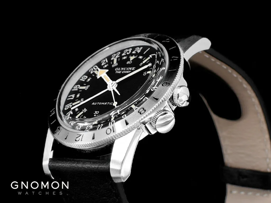 Airman “The Chief” GMT Black - Leather Ref. GL0465
