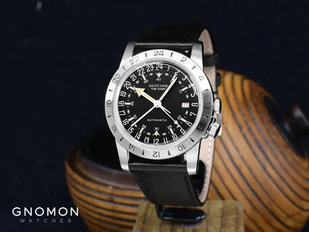 Airman “The Chief” GMT Black - Leather Ref. GL0465