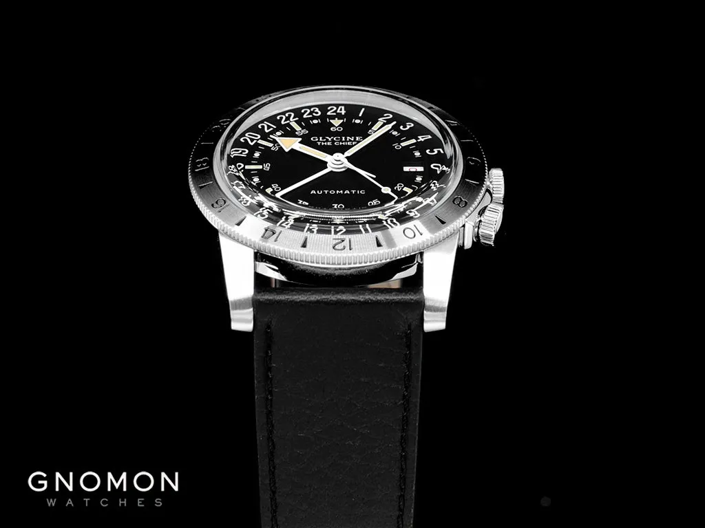 Airman “The Chief” GMT Black - Leather Ref. GL0465