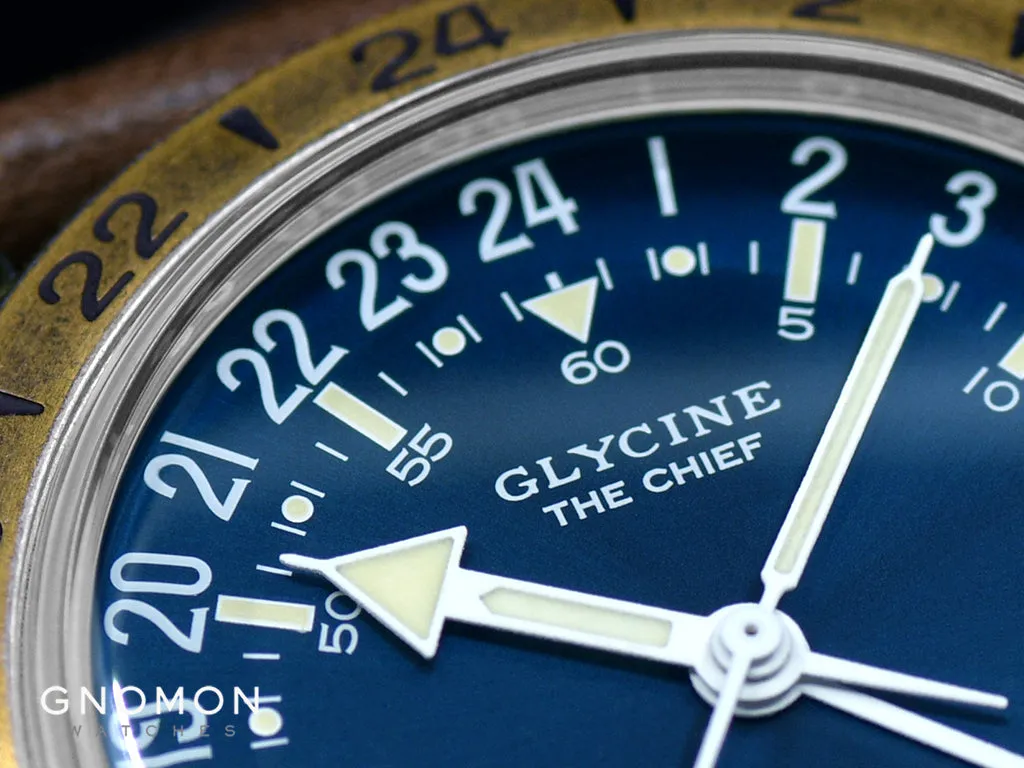 Airman Vintage "The Chief" GMT Aged Blue Ref. GL0308