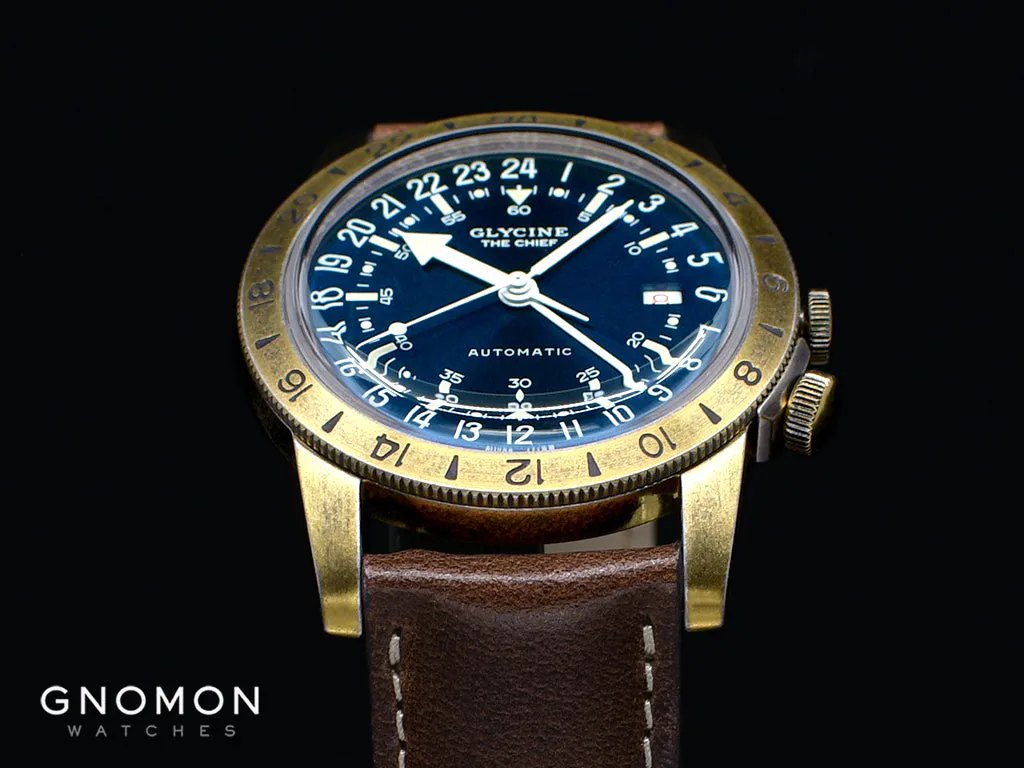 Airman Vintage "The Chief" GMT Aged Blue Ref. GL0308