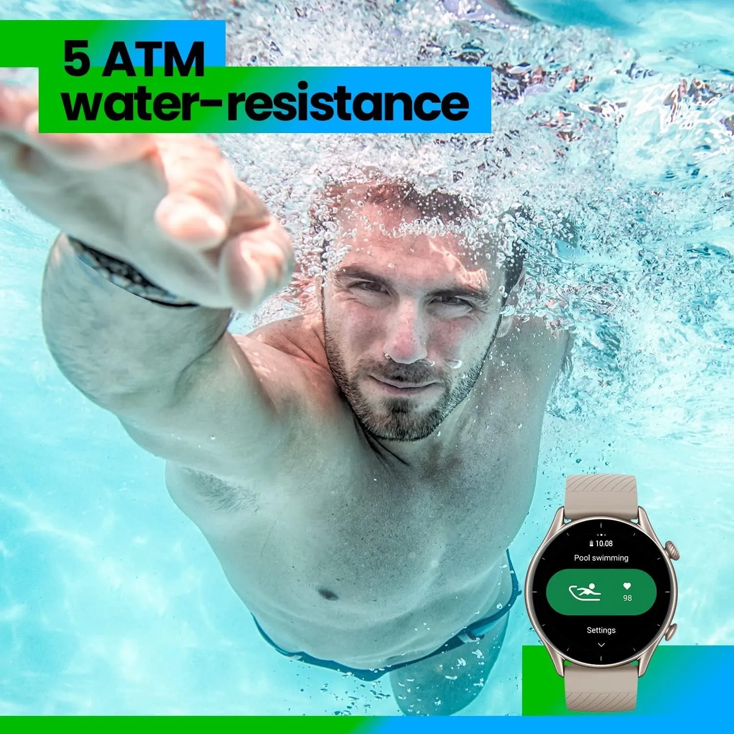 Amazfit Smartwatch GTR 3 46Mm Mit Gesundheitsüberwachung, Spo2, Zyklusüberwachung, GPS Sportuhr Mit 150  Sportmodi, 21 Tage Akku, Alexa Für Herren Damen, Schwarz, Einheitsgröße