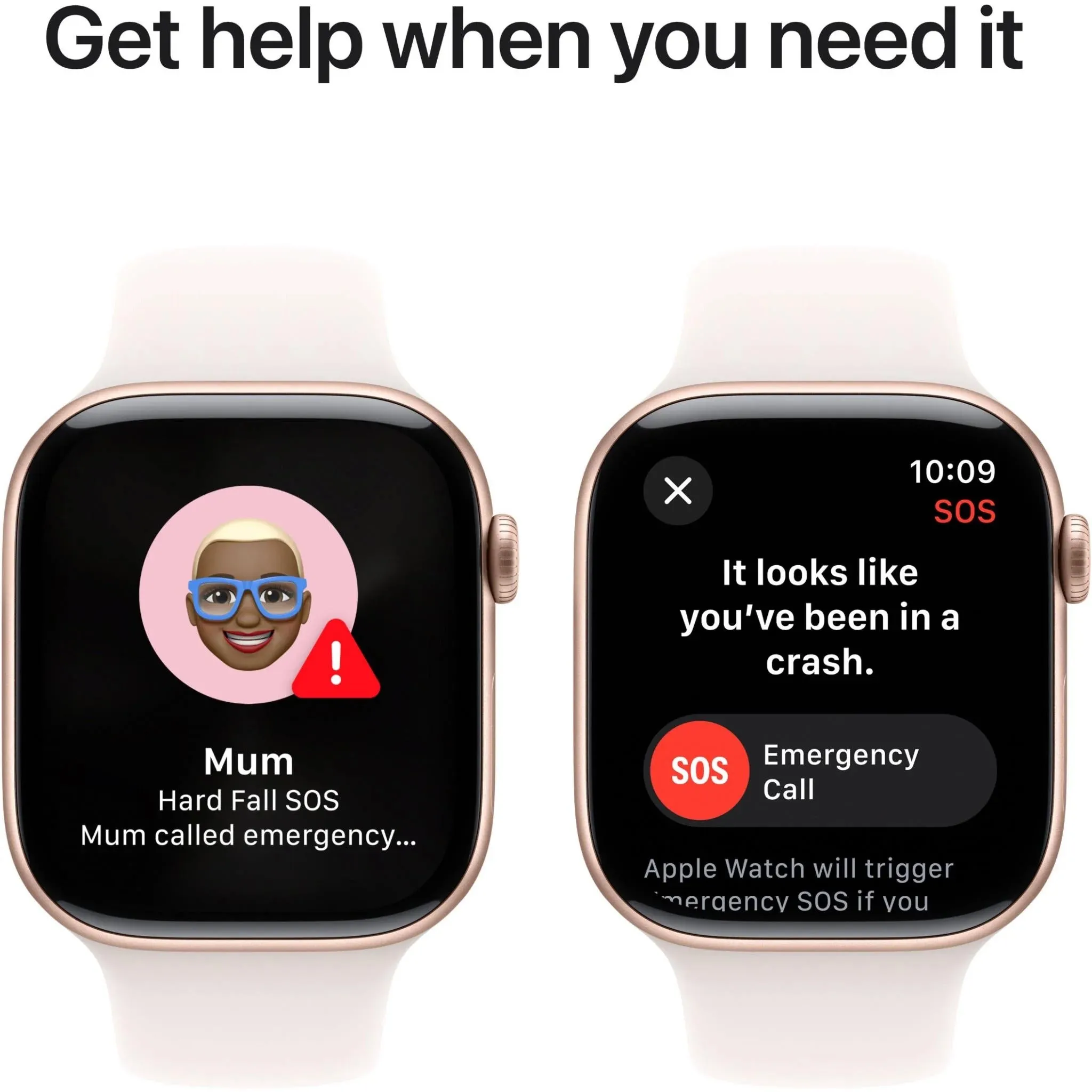 Apple Watch Series 10 42mm Rose Gold Aluminium Case GPS Cellular Sport Band - AU Version