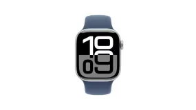 Apple Watch Series 10 GPS   Cellular 42mm Silver Aluminium Case with Denim Sport Band - AU Version