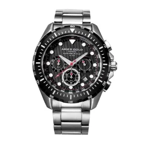 Aries Gold Atlantic G 7002 SBK-BK Men's Watch