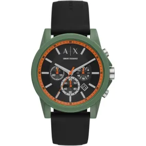 Armani Exchange Outerbanks Chronograph Quartz Black Dial Men's Watch AX1348