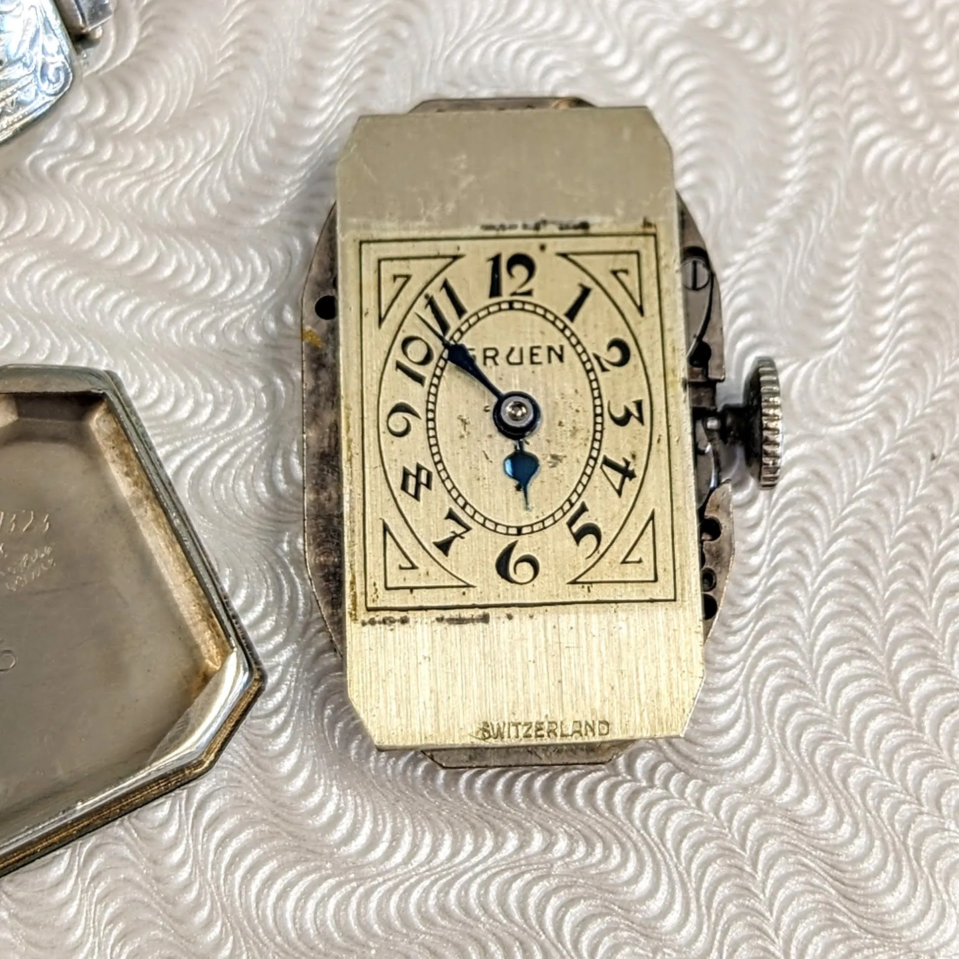Art Deco Ladies Gruen Watch - Original Bracelet Vintage Wristwatch