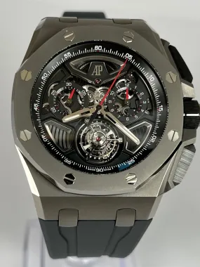 AUDEMARS PIGUET FLYING TOURBILLON CHRONOGRAPH LIMITED EDITION 100 PIECES TITANIUM 26622TI