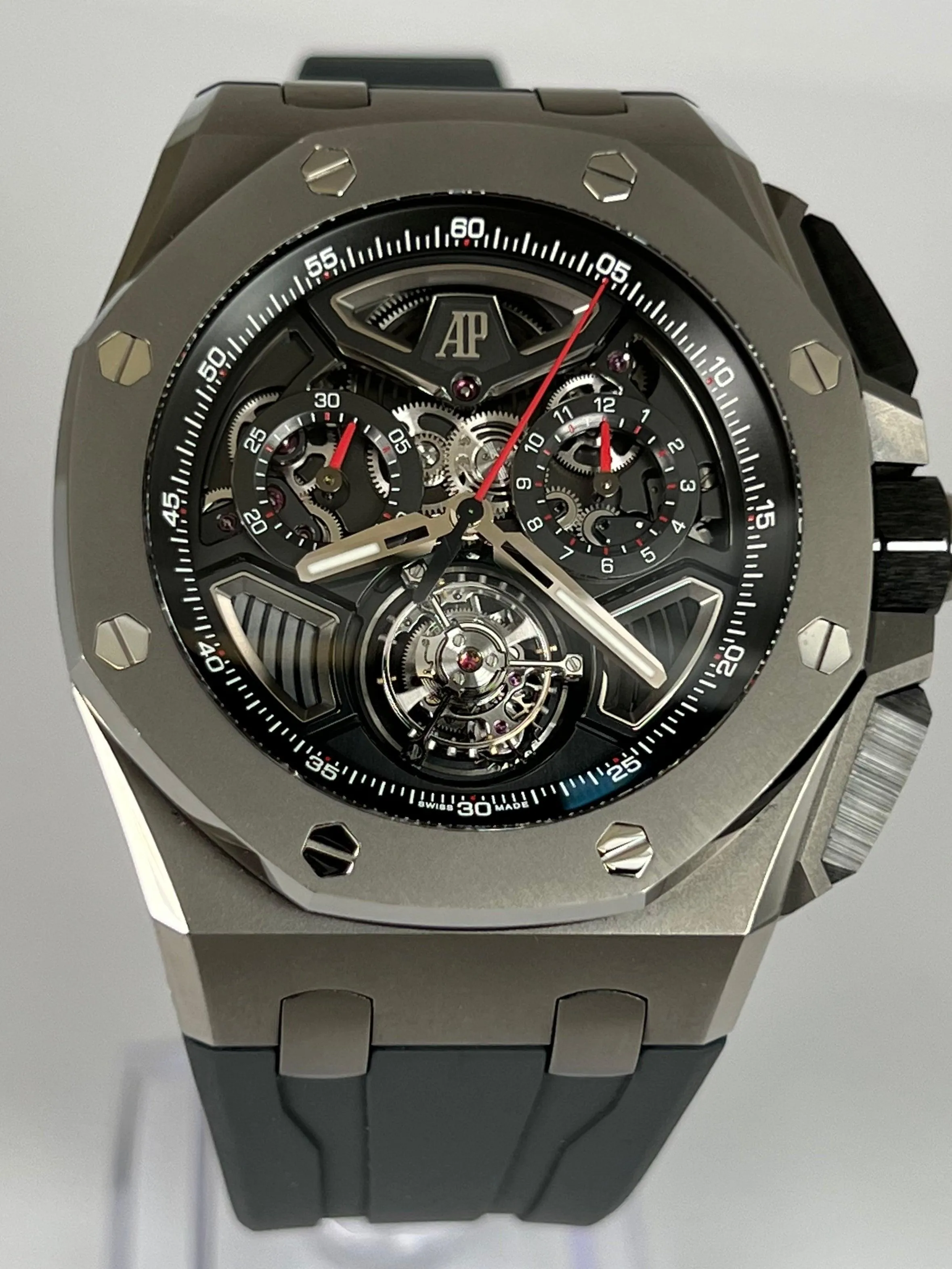 AUDEMARS PIGUET FLYING TOURBILLON CHRONOGRAPH LIMITED EDITION 100 PIECES TITANIUM 26622TI