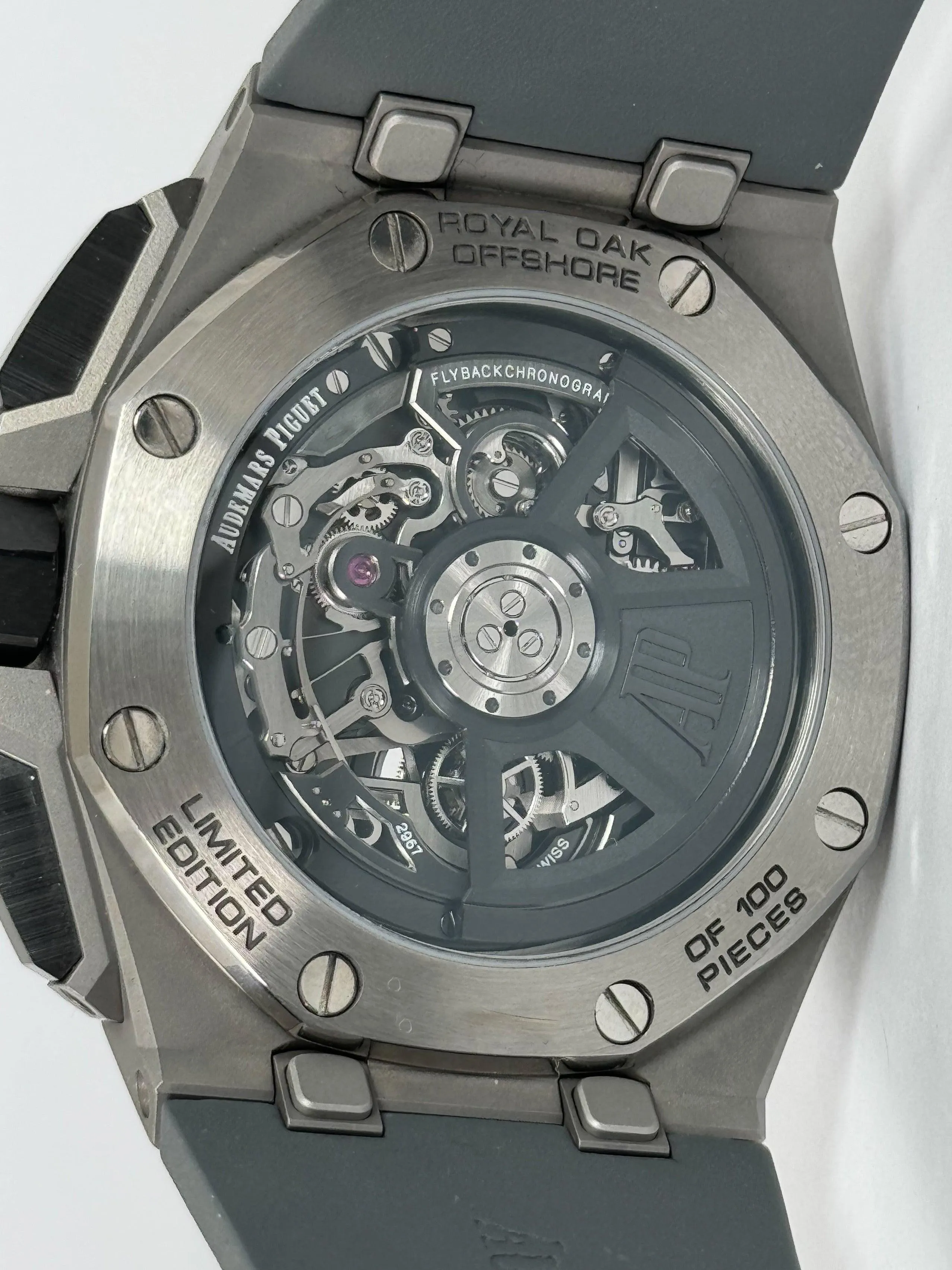 AUDEMARS PIGUET FLYING TOURBILLON CHRONOGRAPH LIMITED EDITION 100 PIECES TITANIUM 26622TI