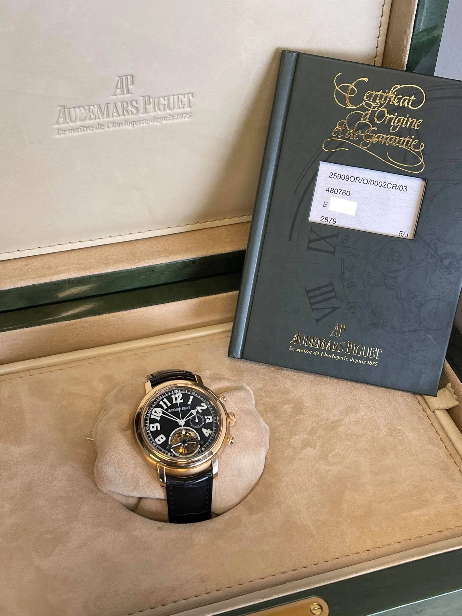 Audemars Piguet Jules Audemars Tourbillon 25909OR.00.D002CR.03