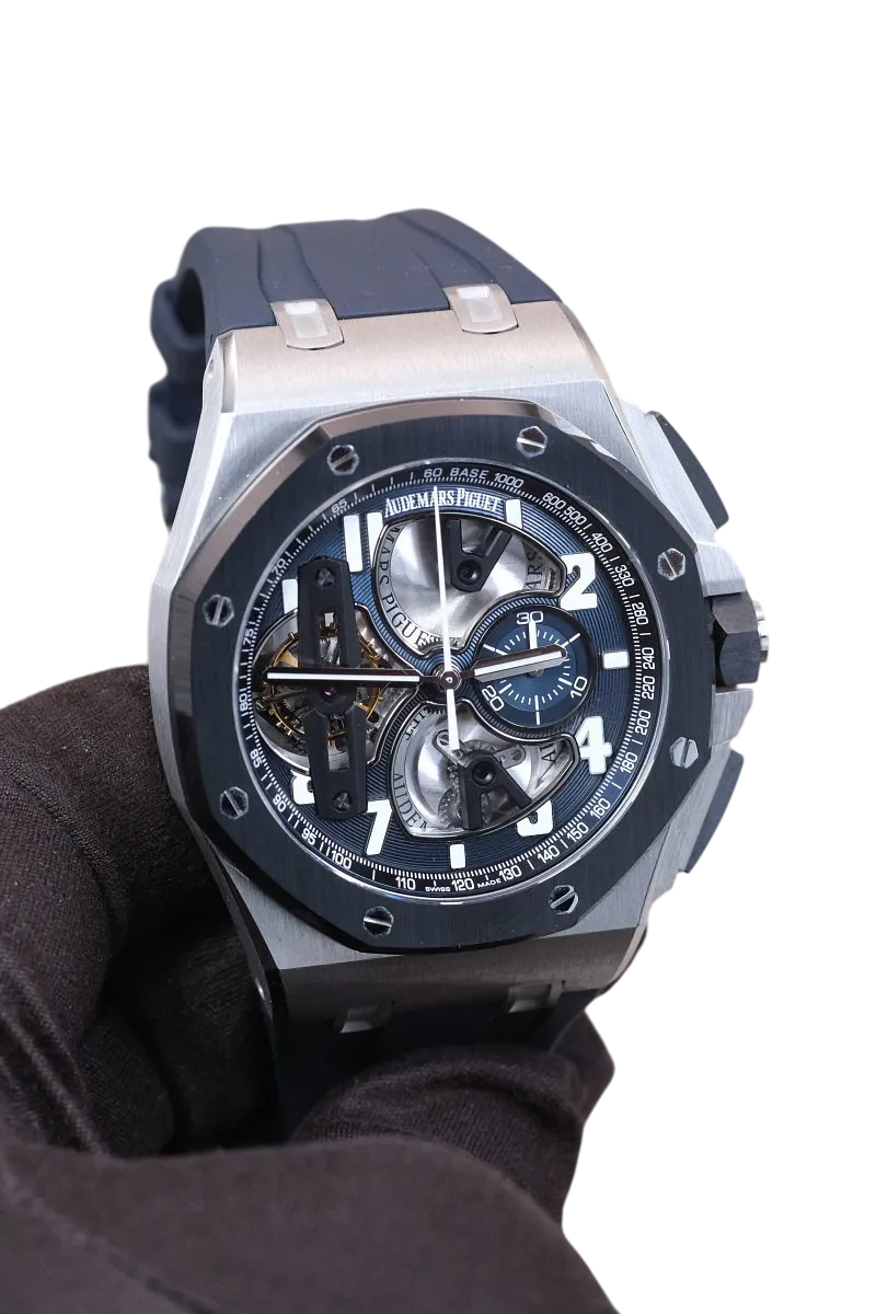 Audemars Piguet Royal Oak Offshore 10 Days Tourbillon Chronograph Platinum & Ceramic Men's Watch