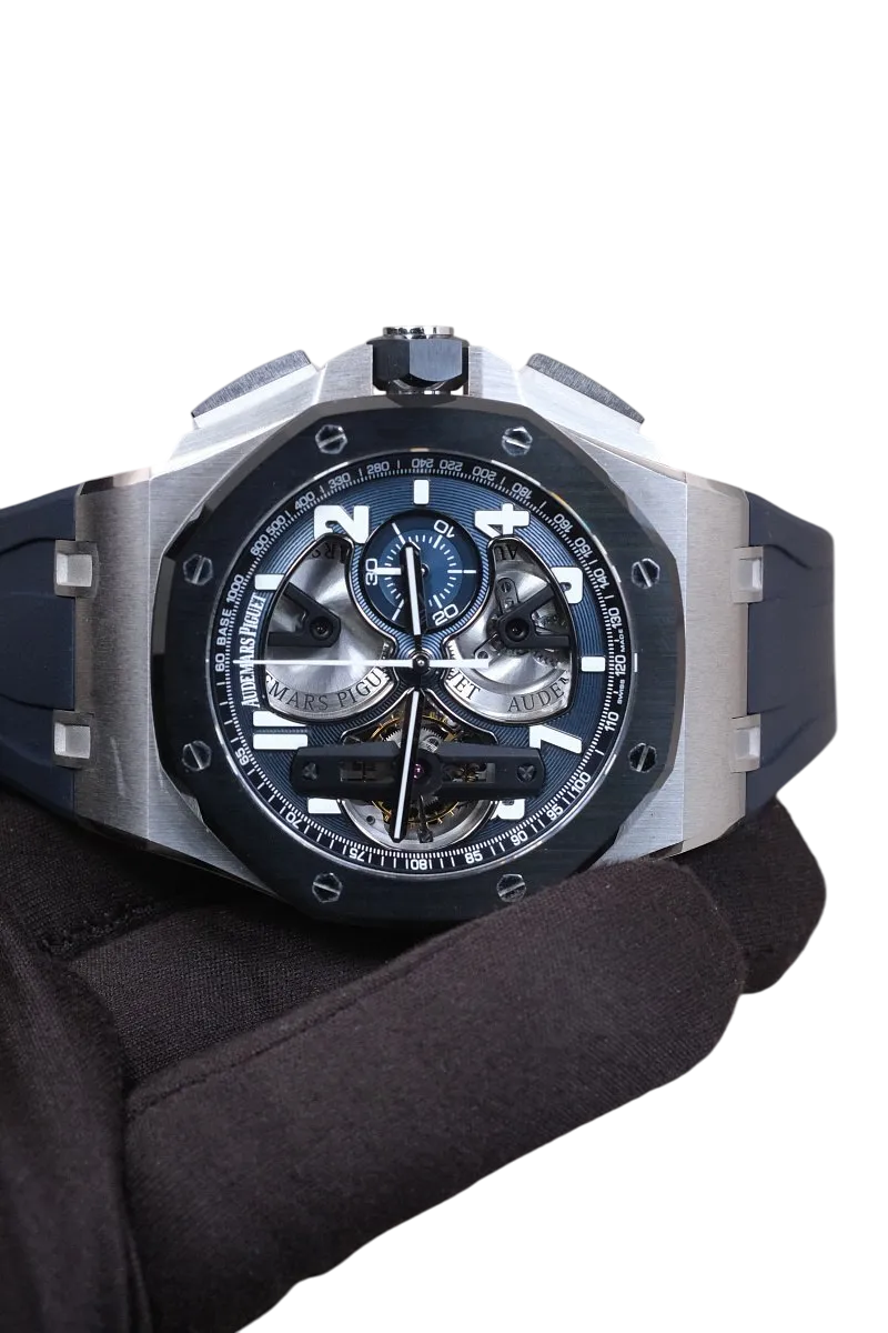 Audemars Piguet Royal Oak Offshore 10 Days Tourbillon Chronograph Platinum & Ceramic Men's Watch
