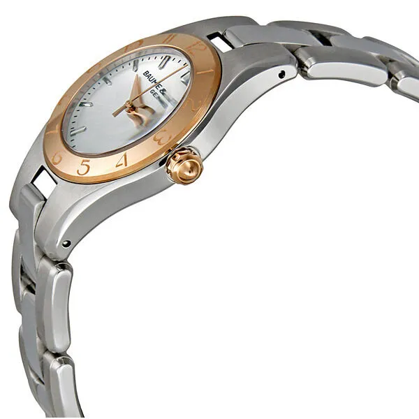 Baume and Mercier Linea Rose Gold Bezel Ladies Watch 10014