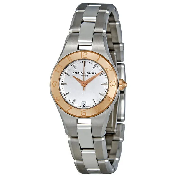 Baume and Mercier Linea Rose Gold Bezel Ladies Watch 10014