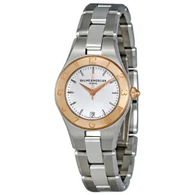 Baume and Mercier Linea Rose Gold Bezel Ladies Watch 10014