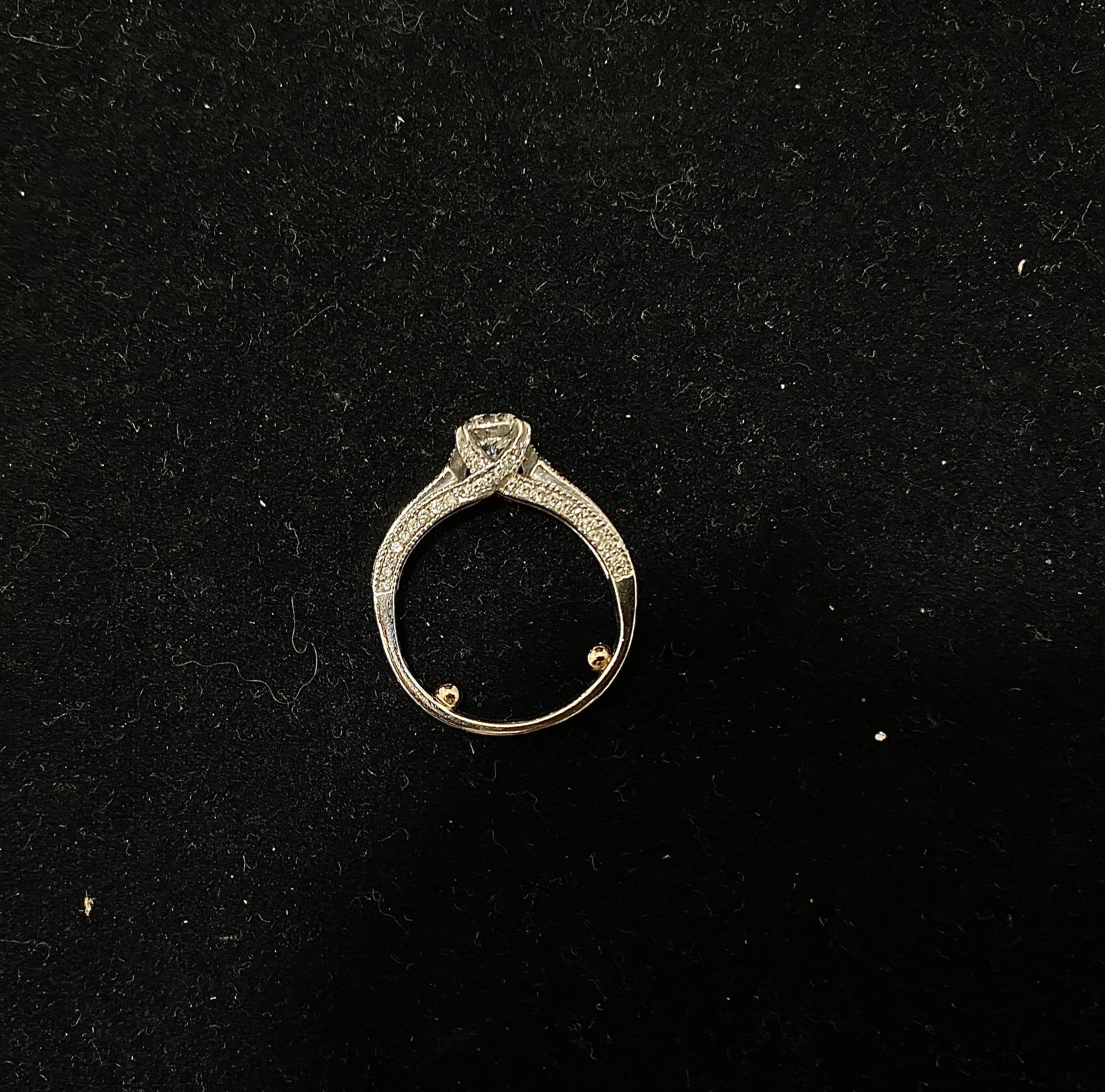 Beautiful Designer Platinum Engagement Ring with 65 Diamonds! - $40K Appraisal Value w/CoA}