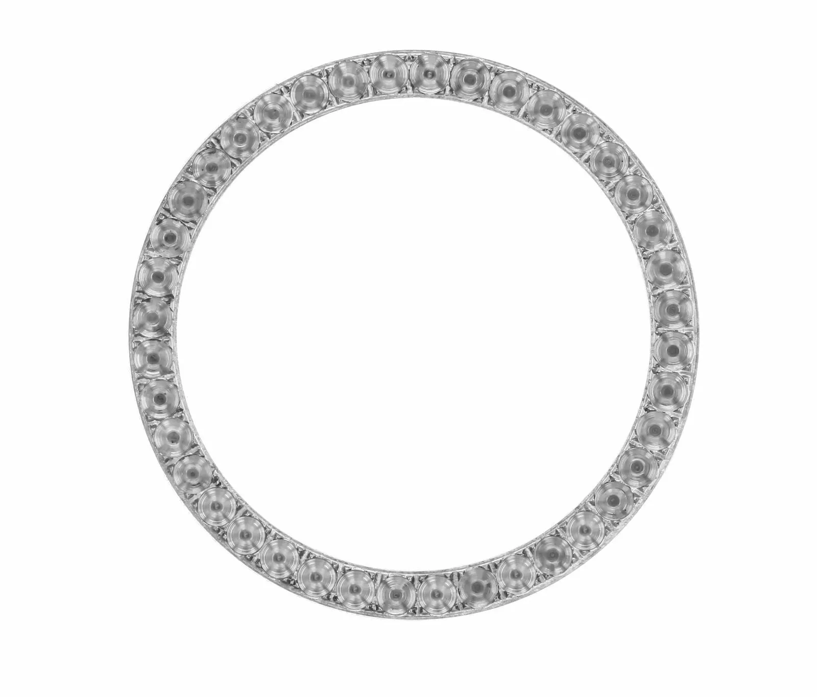 BEZEL FOR DIAMOND 31MM ROLEX MIDSIZE 78279 178243 178269 178288 STAINLESS STEEL