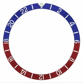 BEZEL INSERT FOR TAG HEUER WATCH GMT 11630V WATCH WITH PEARL 37.6MM