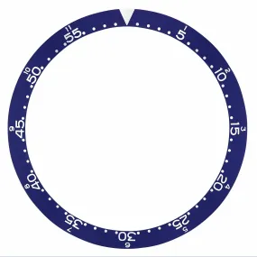 BEZEL INSERT FOR VINTAGE TAG HEUER AUTAVIA 1163 CHRONOGRAPH AUTOMATIC WATCH BLUE