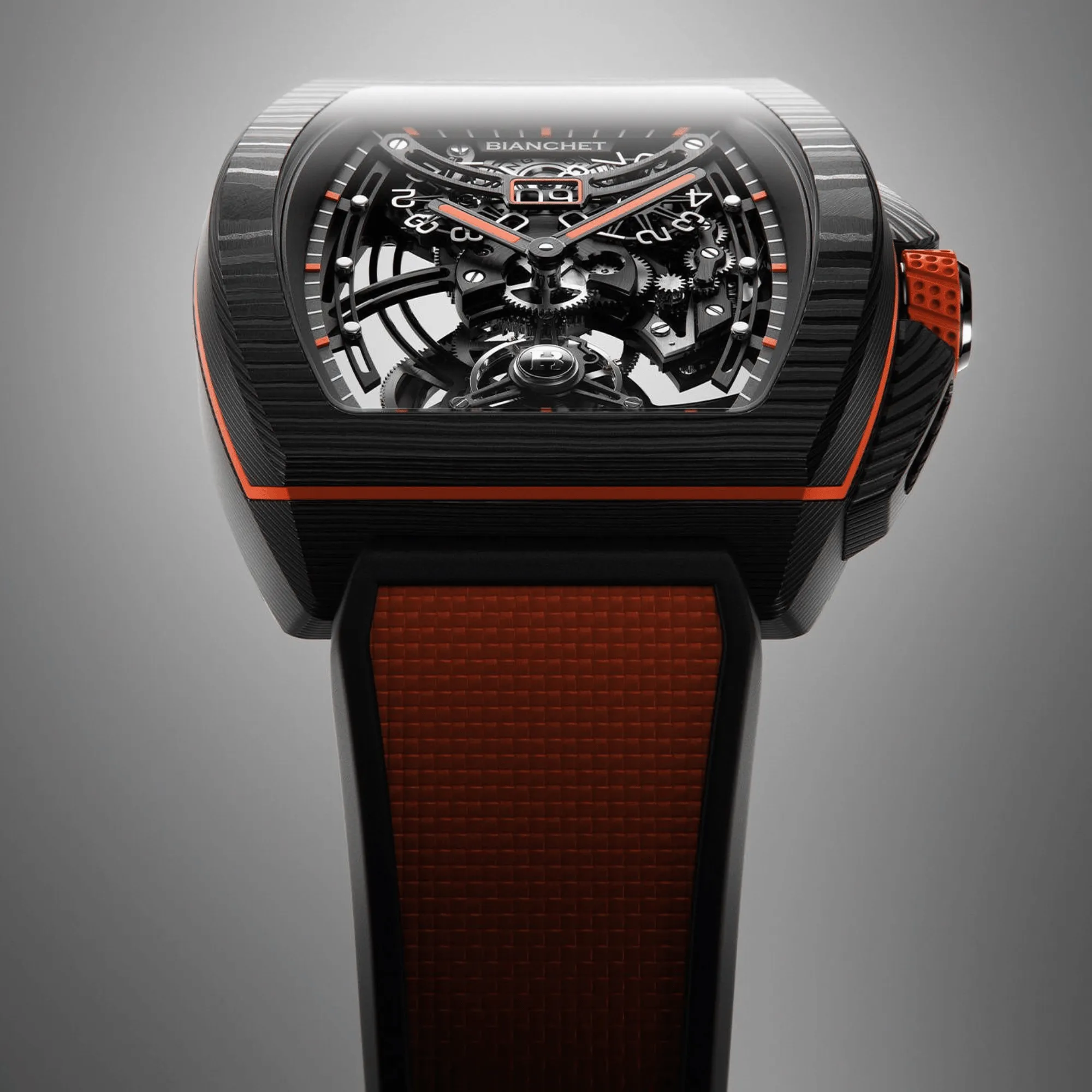 Bianchet Flying Tourbillon Grande Date - Carbon Orange